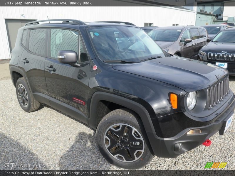 Black / Black 2017 Jeep Renegade Trailhawk 4x4