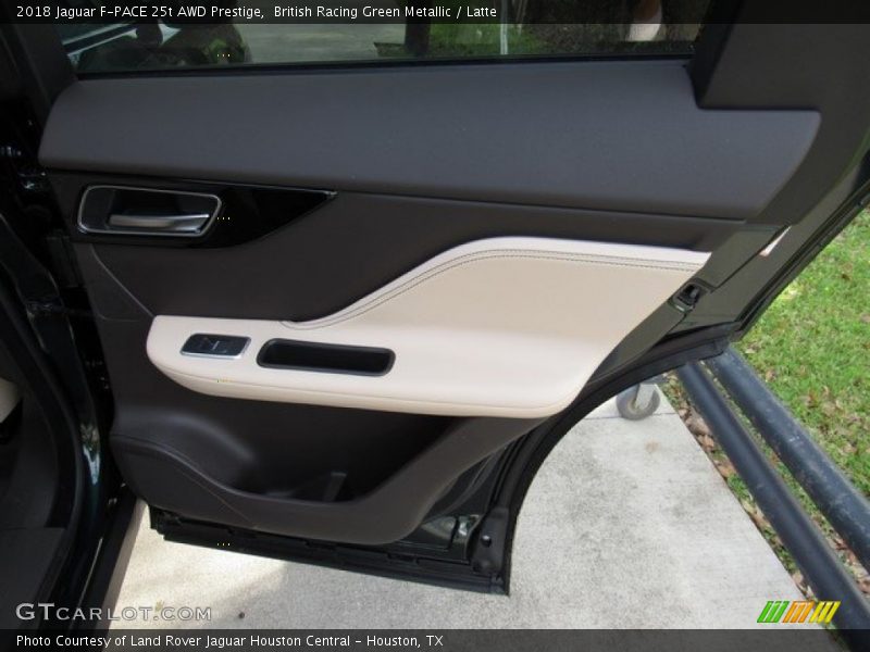 British Racing Green Metallic / Latte 2018 Jaguar F-PACE 25t AWD Prestige