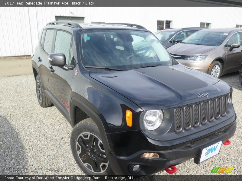 Black / Black 2017 Jeep Renegade Trailhawk 4x4