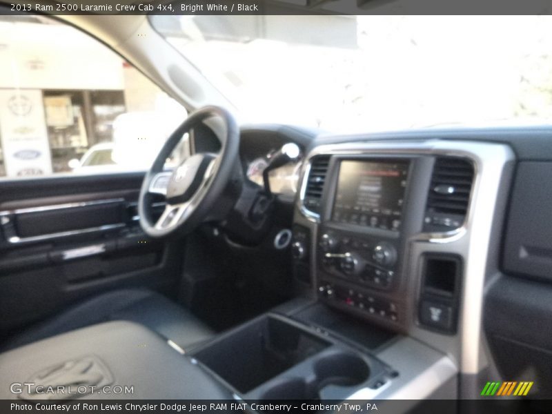 Bright White / Black 2013 Ram 2500 Laramie Crew Cab 4x4