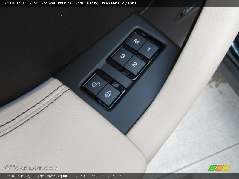 British Racing Green Metallic / Latte 2018 Jaguar F-PACE 25t AWD Prestige
