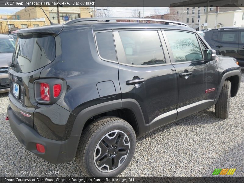 Black / Black 2017 Jeep Renegade Trailhawk 4x4