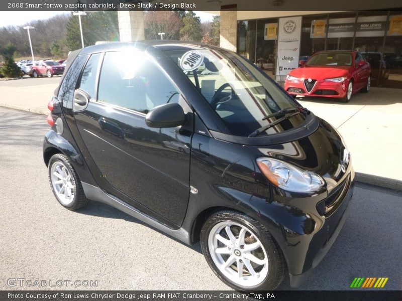 Deep Black / Design Black 2008 Smart fortwo passion cabriolet