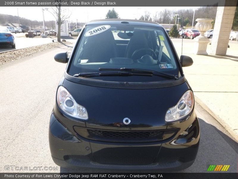 Deep Black / Design Black 2008 Smart fortwo passion cabriolet