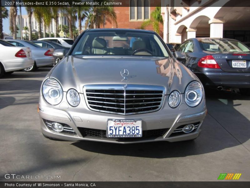 Pewter Metallic / Cashmere 2007 Mercedes-Benz E 350 Sedan