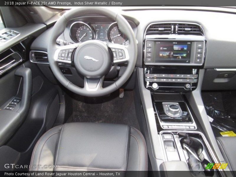 Indus Silver Metallic / Ebony 2018 Jaguar F-PACE 25t AWD Prestige