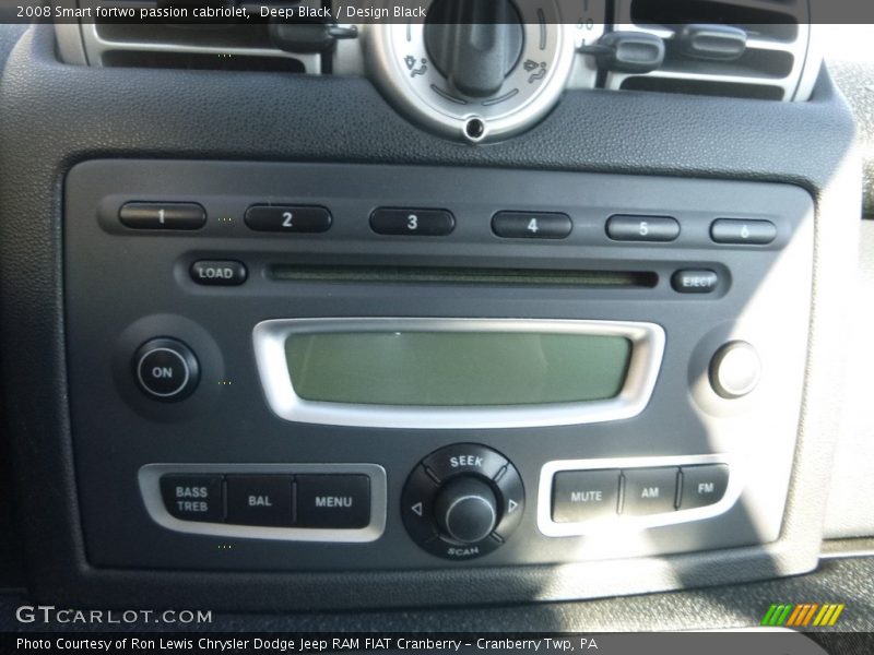 Deep Black / Design Black 2008 Smart fortwo passion cabriolet