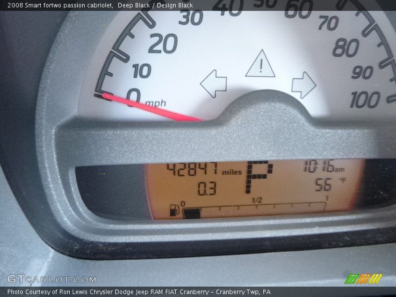 Deep Black / Design Black 2008 Smart fortwo passion cabriolet