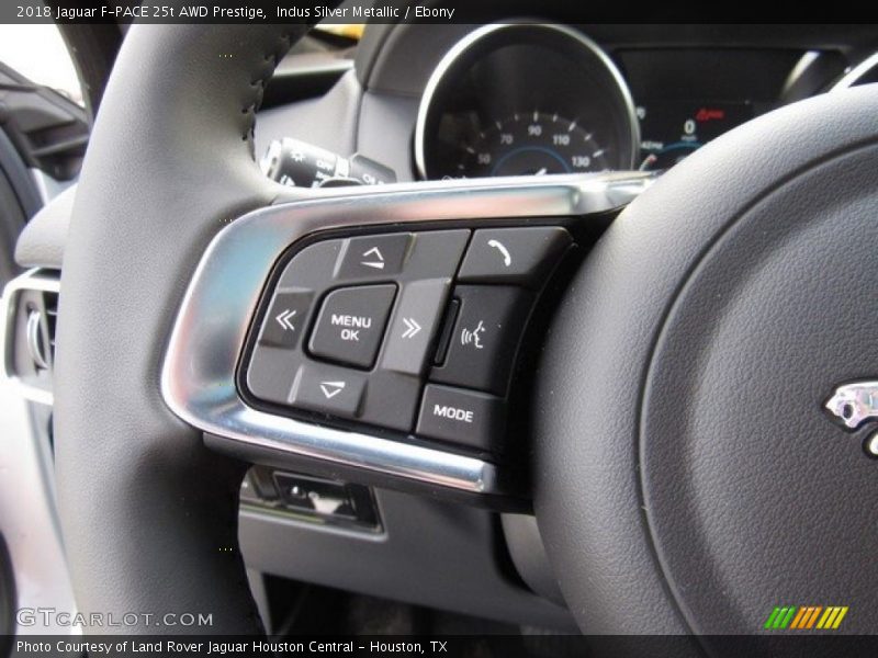 Indus Silver Metallic / Ebony 2018 Jaguar F-PACE 25t AWD Prestige