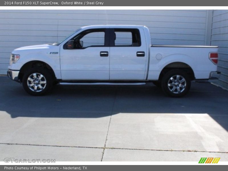 Oxford White / Steel Grey 2014 Ford F150 XLT SuperCrew