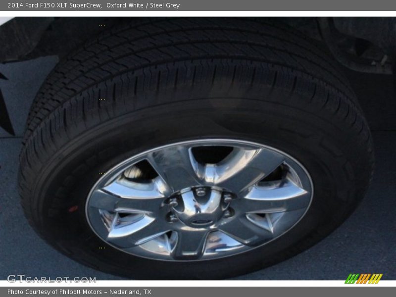 Oxford White / Steel Grey 2014 Ford F150 XLT SuperCrew