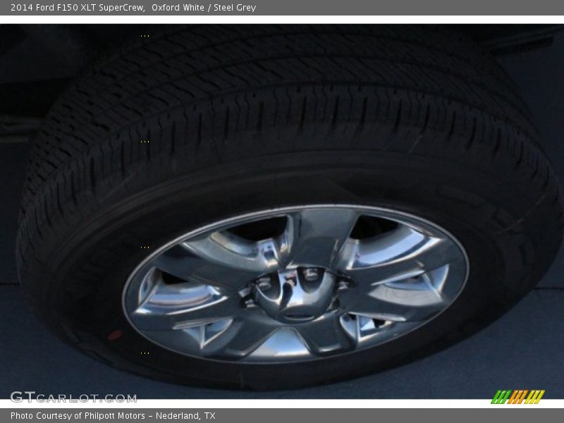 Oxford White / Steel Grey 2014 Ford F150 XLT SuperCrew