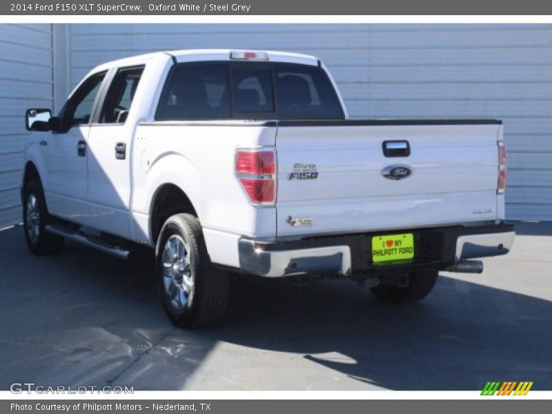 Oxford White / Steel Grey 2014 Ford F150 XLT SuperCrew