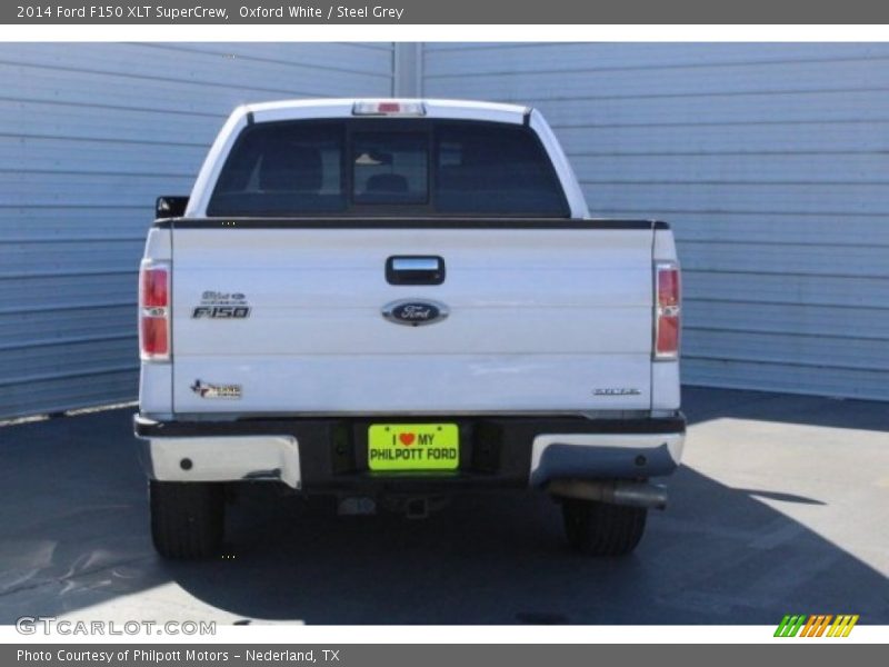 Oxford White / Steel Grey 2014 Ford F150 XLT SuperCrew