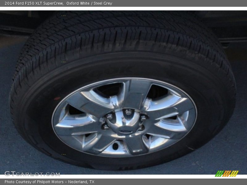 Oxford White / Steel Grey 2014 Ford F150 XLT SuperCrew