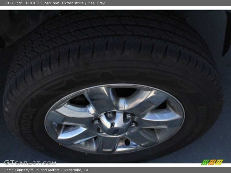 Oxford White / Steel Grey 2014 Ford F150 XLT SuperCrew
