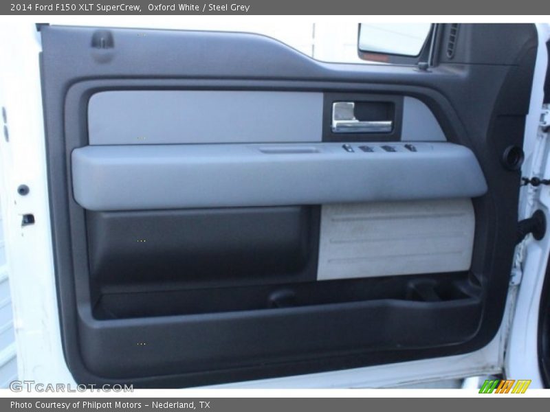 Oxford White / Steel Grey 2014 Ford F150 XLT SuperCrew