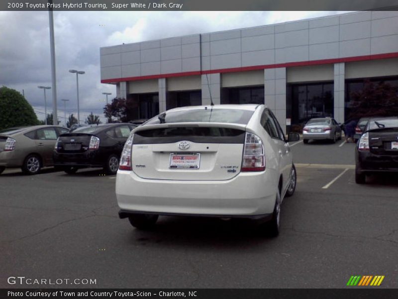Super White / Dark Gray 2009 Toyota Prius Hybrid Touring