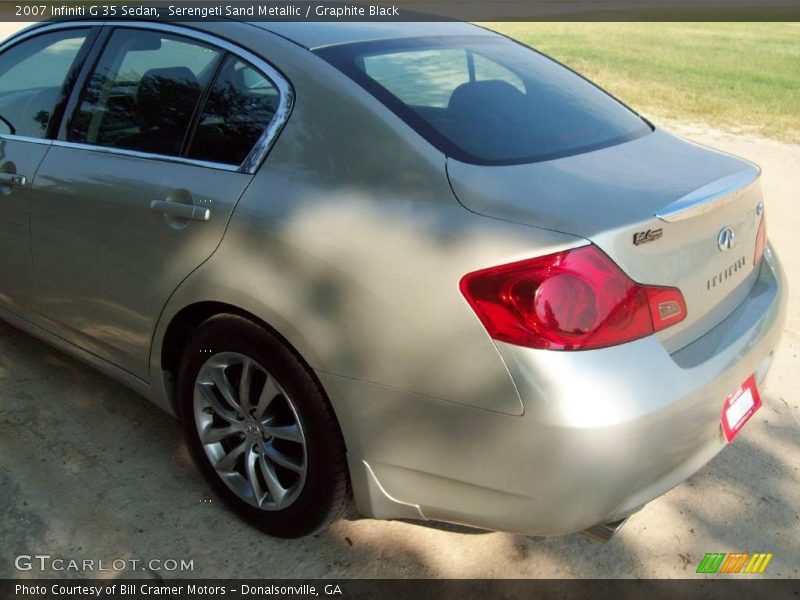 Serengeti Sand Metallic / Graphite Black 2007 Infiniti G 35 Sedan