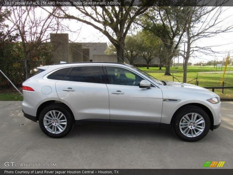 Indus Silver Metallic / Ebony 2018 Jaguar F-PACE 25t AWD Prestige