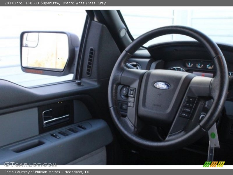 Oxford White / Steel Grey 2014 Ford F150 XLT SuperCrew