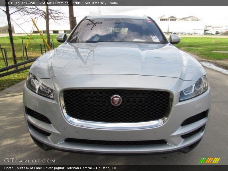 Indus Silver Metallic / Ebony 2018 Jaguar F-PACE 25t AWD Prestige