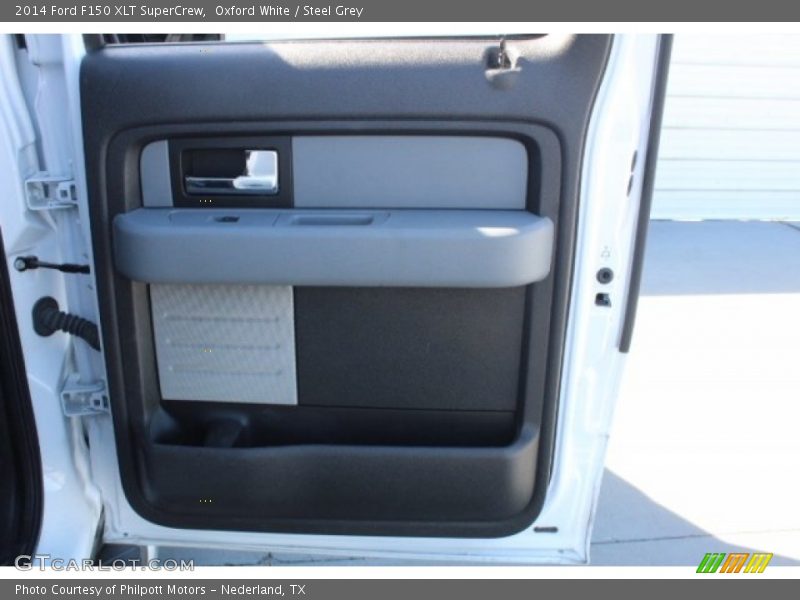 Oxford White / Steel Grey 2014 Ford F150 XLT SuperCrew