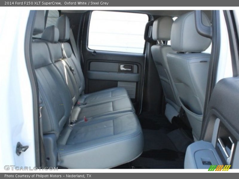 Oxford White / Steel Grey 2014 Ford F150 XLT SuperCrew