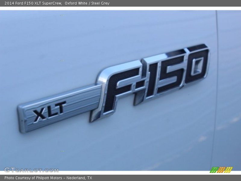 Oxford White / Steel Grey 2014 Ford F150 XLT SuperCrew