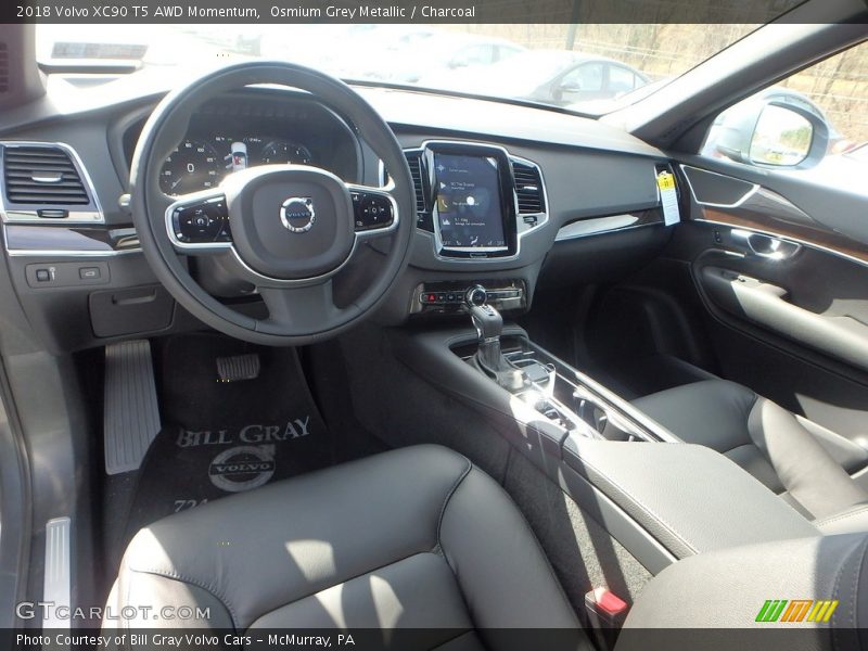 Osmium Grey Metallic / Charcoal 2018 Volvo XC90 T5 AWD Momentum