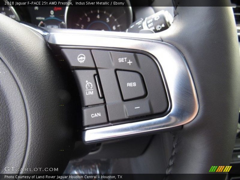 Indus Silver Metallic / Ebony 2018 Jaguar F-PACE 25t AWD Prestige