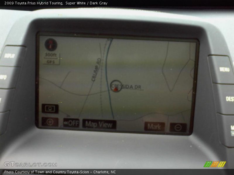 Super White / Dark Gray 2009 Toyota Prius Hybrid Touring