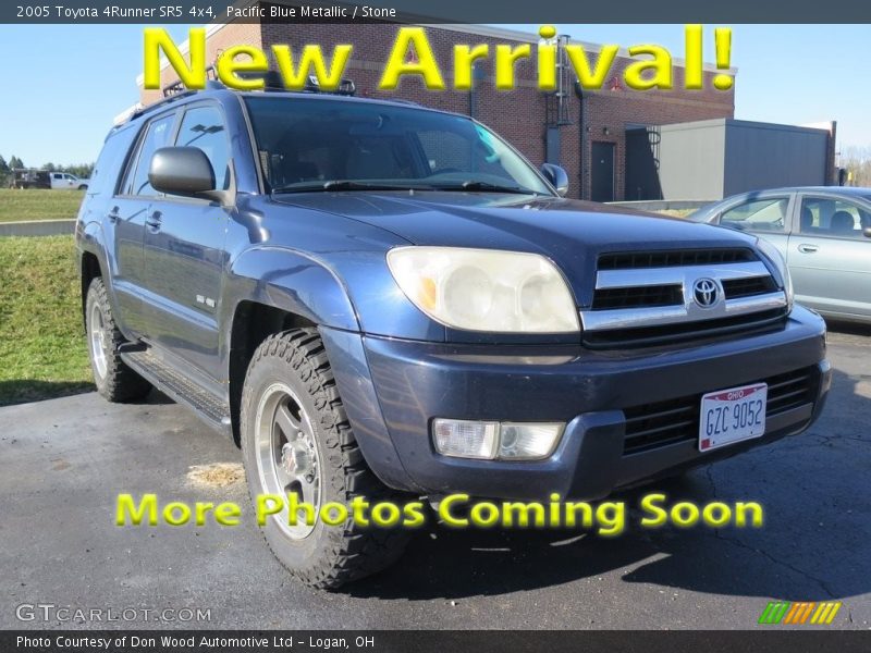 Pacific Blue Metallic / Stone 2005 Toyota 4Runner SR5 4x4