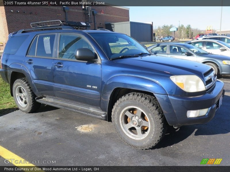 Pacific Blue Metallic / Stone 2005 Toyota 4Runner SR5 4x4
