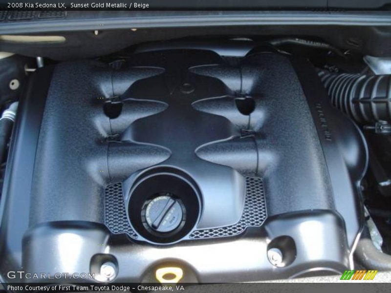 Sunset Gold Metallic / Beige 2008 Kia Sedona LX