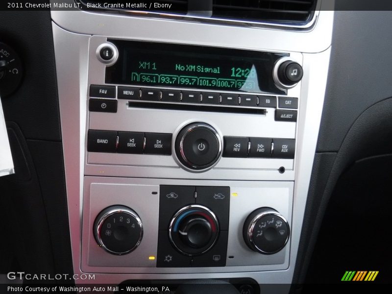 Black Granite Metallic / Ebony 2011 Chevrolet Malibu LT