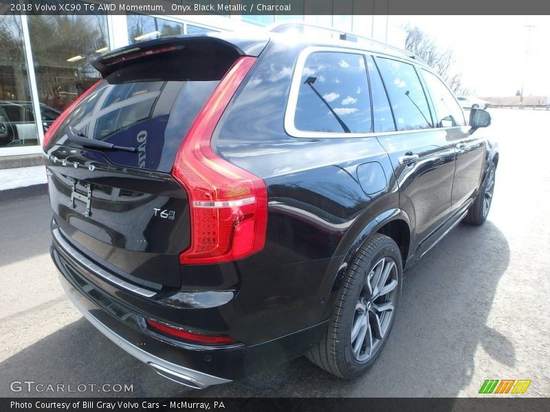 Onyx Black Metallic / Charcoal 2018 Volvo XC90 T6 AWD Momentum