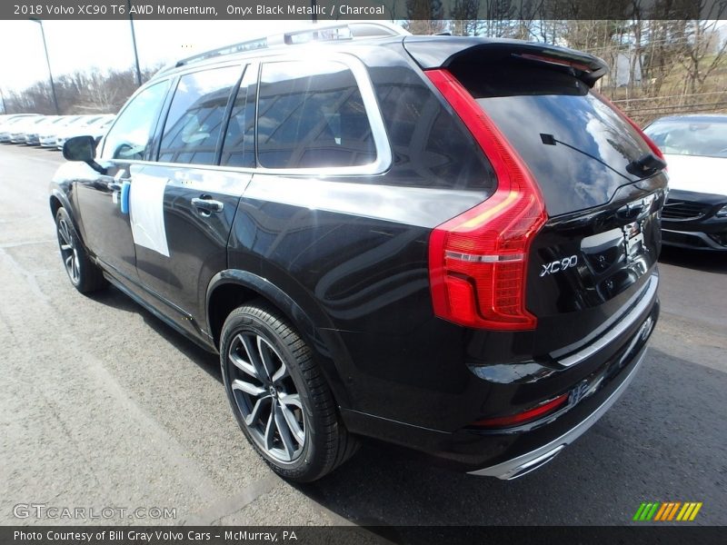 Onyx Black Metallic / Charcoal 2018 Volvo XC90 T6 AWD Momentum