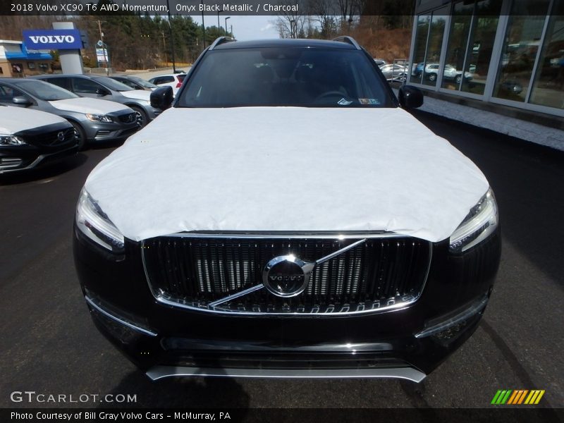 Onyx Black Metallic / Charcoal 2018 Volvo XC90 T6 AWD Momentum