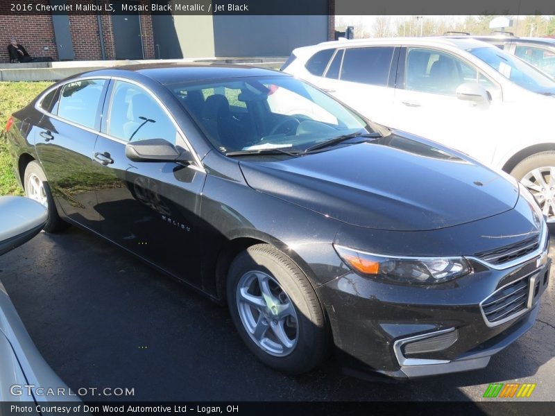Mosaic Black Metallic / Jet Black 2016 Chevrolet Malibu LS