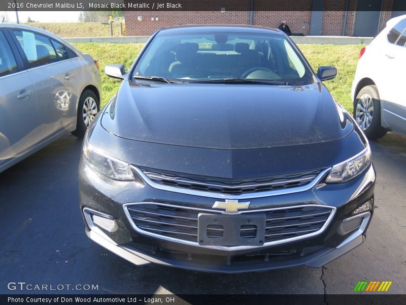 Mosaic Black Metallic / Jet Black 2016 Chevrolet Malibu LS