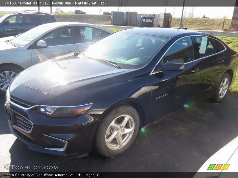 Mosaic Black Metallic / Jet Black 2016 Chevrolet Malibu LS