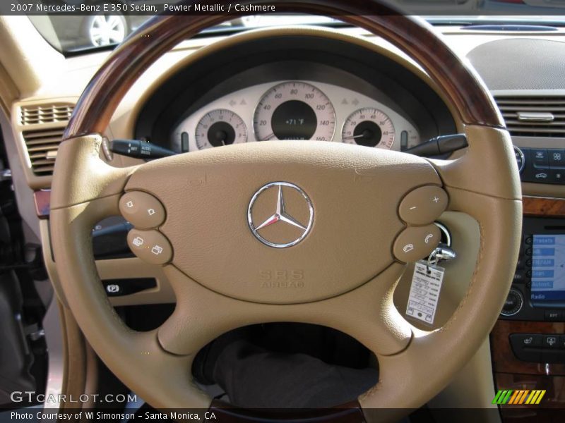 Pewter Metallic / Cashmere 2007 Mercedes-Benz E 350 Sedan