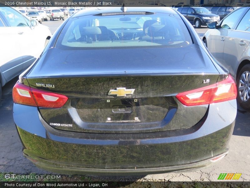 Mosaic Black Metallic / Jet Black 2016 Chevrolet Malibu LS