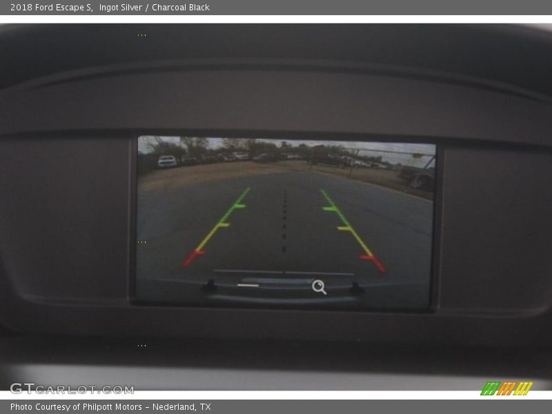 Ingot Silver / Charcoal Black 2018 Ford Escape S