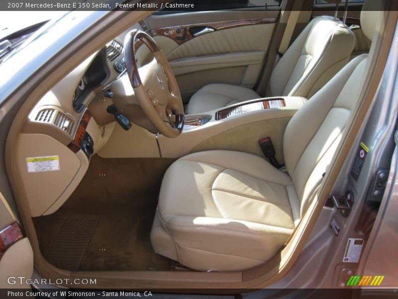 Pewter Metallic / Cashmere 2007 Mercedes-Benz E 350 Sedan