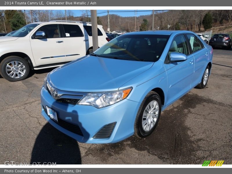 Clearwater Blue Metallic / Ash 2014 Toyota Camry LE