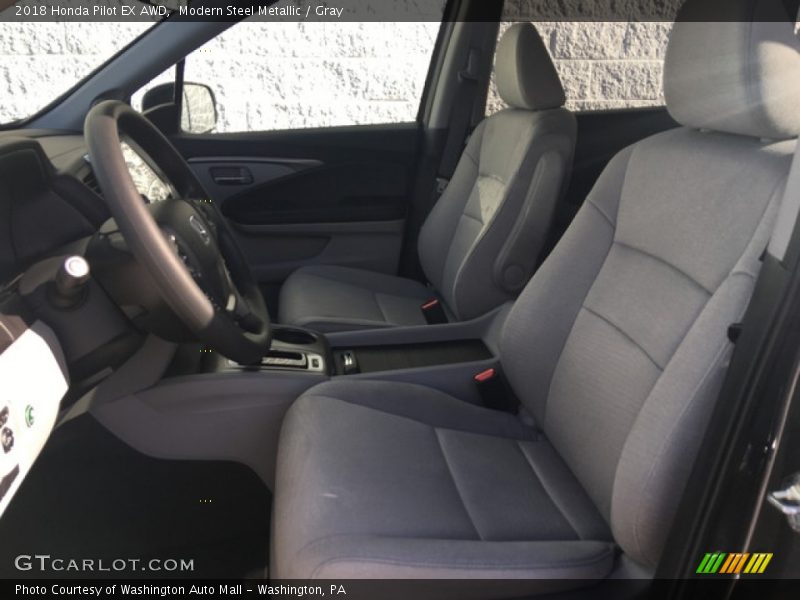 Modern Steel Metallic / Gray 2018 Honda Pilot EX AWD