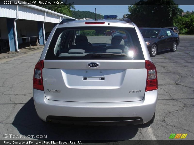 Fine Silver / Gray 2008 Kia Rondo LX V6