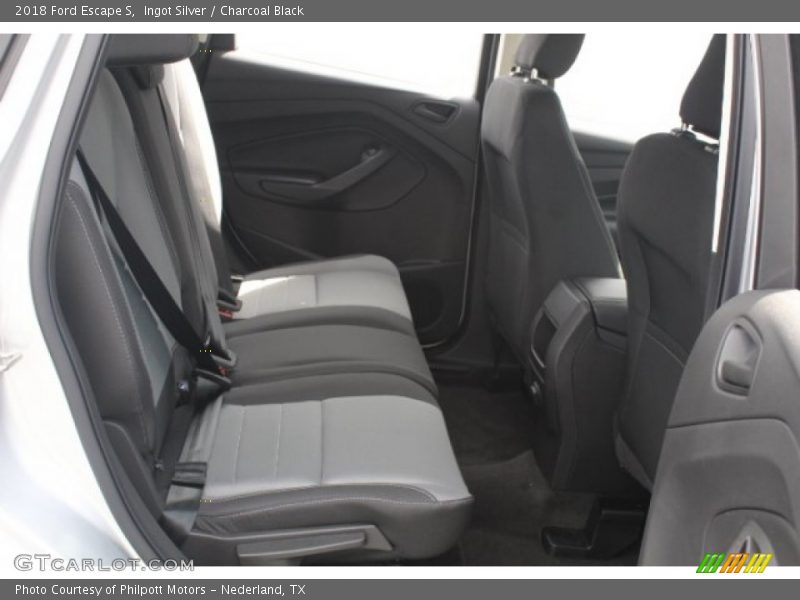Ingot Silver / Charcoal Black 2018 Ford Escape S